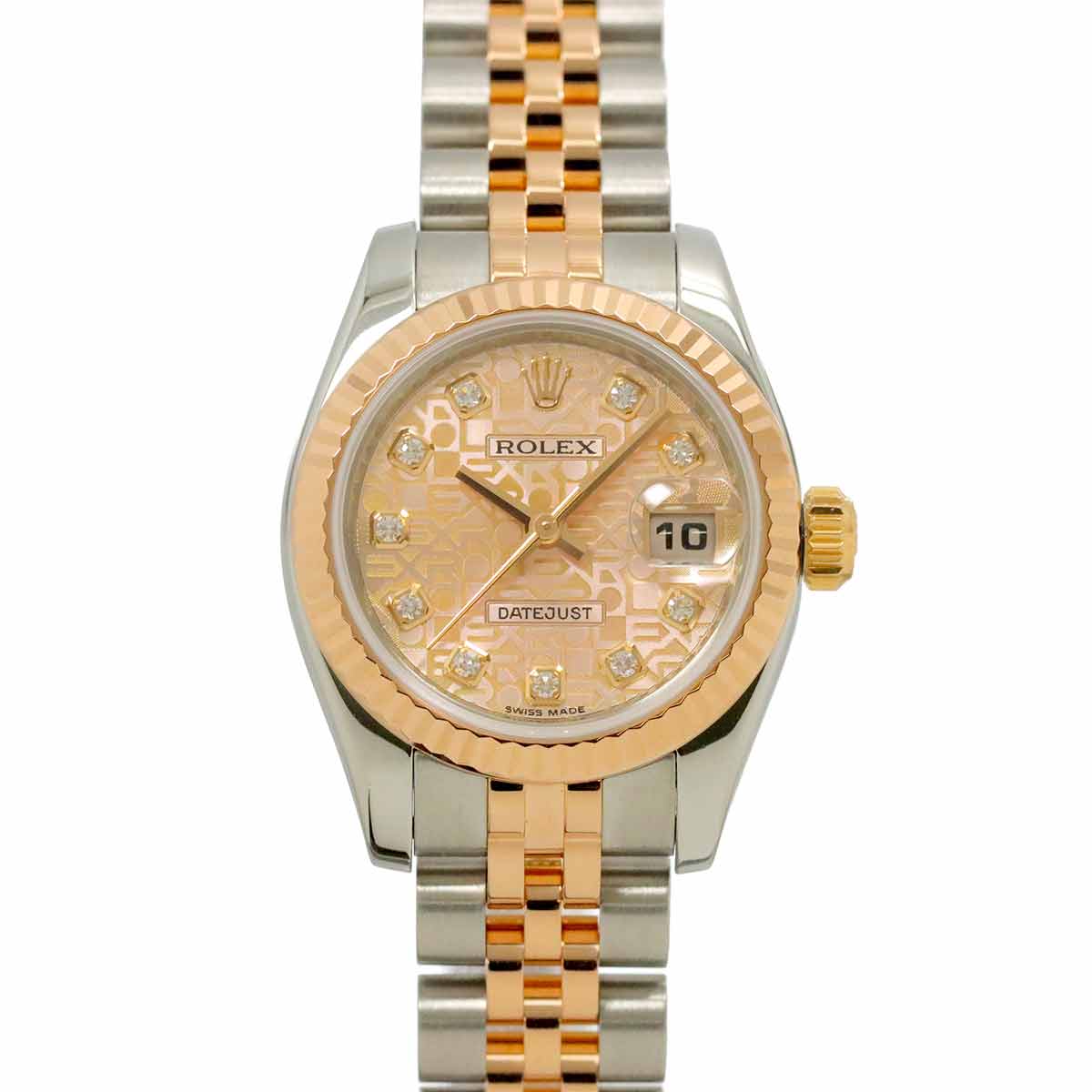 Datejust 179171G Serial V Diamond 750 PG computer Ladies Watch