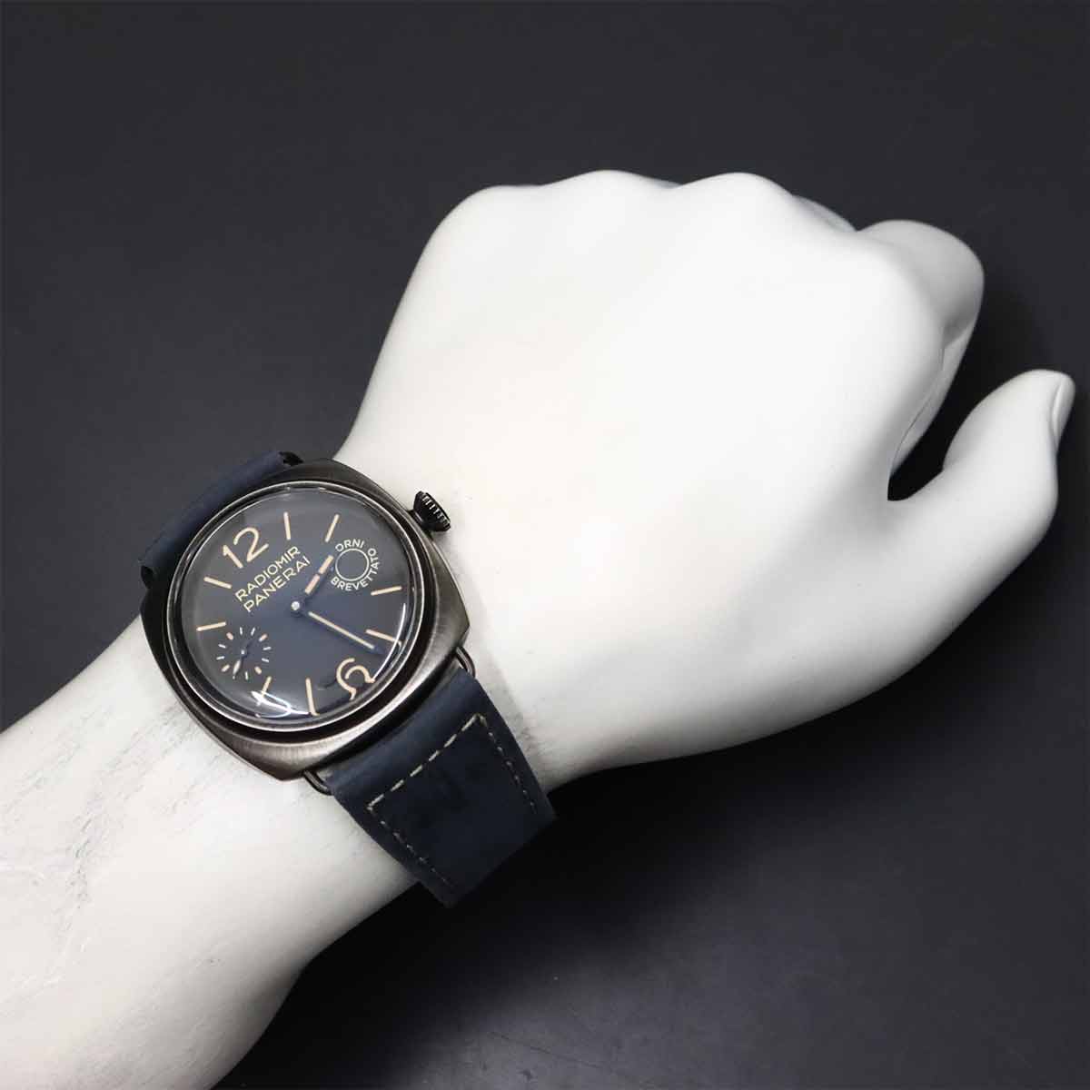 Radiomir Otto Giorni PAM01348 Hand Winding Blue Dial Mens