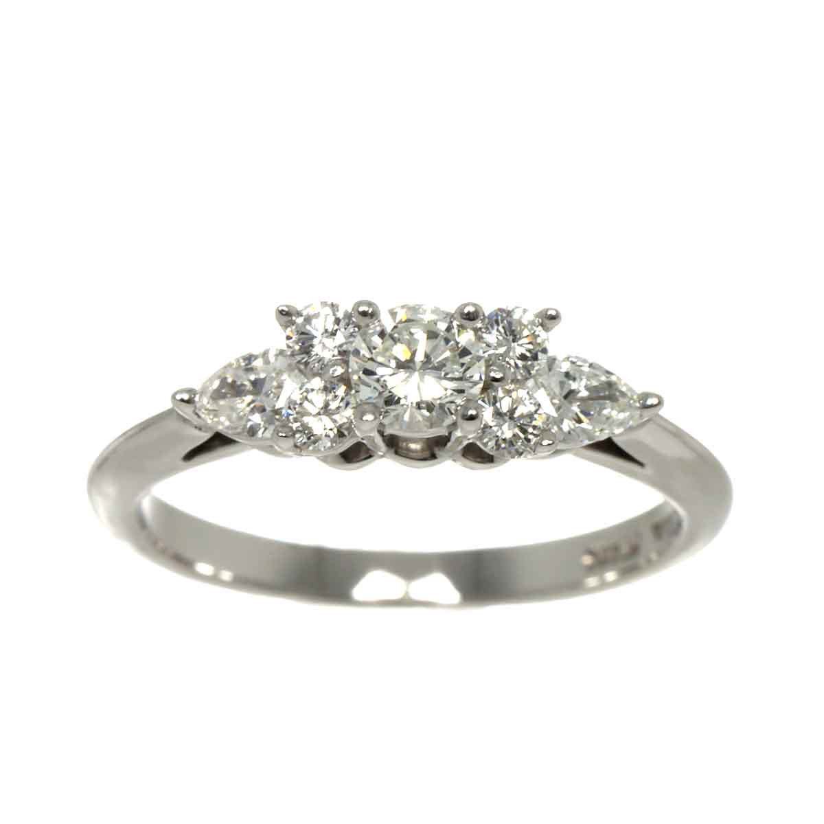 Diamond Ring Platinum size5.25-5.5(US)