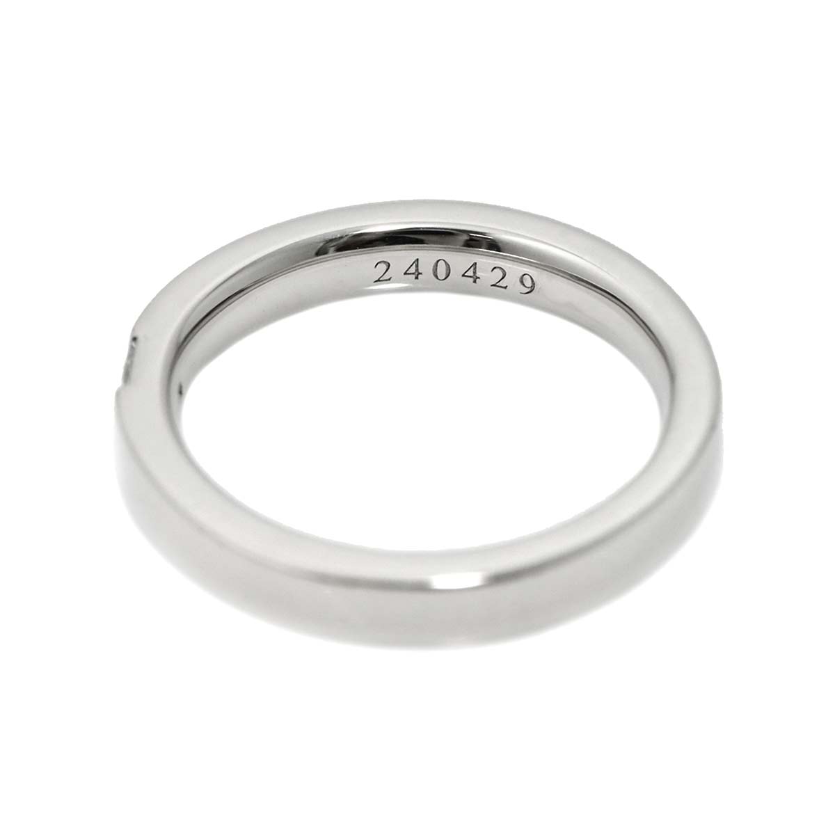 Princess Diamond Ring Pt Platinum size4.5(US)