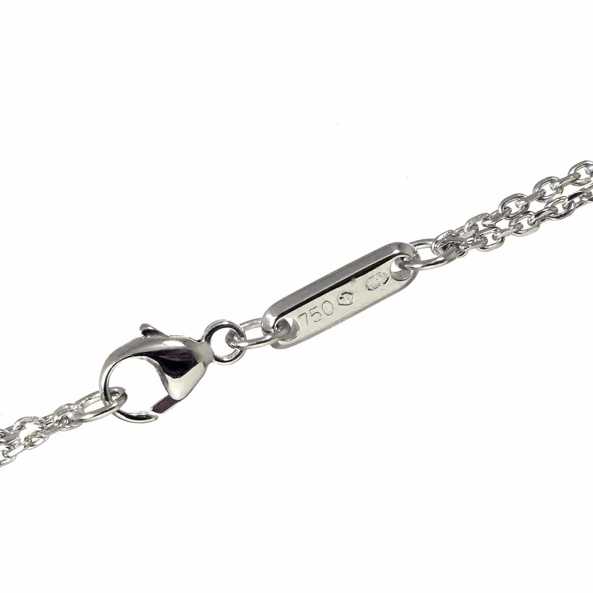 Happy Diamond Necklace 18K White Gold 750