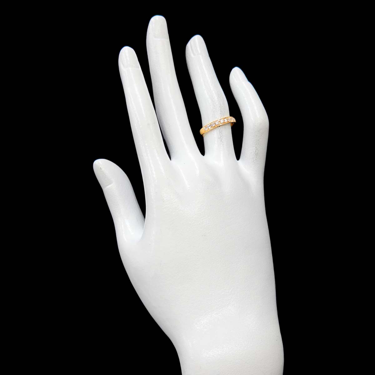 Diamond 0.33ct Ring 18K YG size5.25(US)