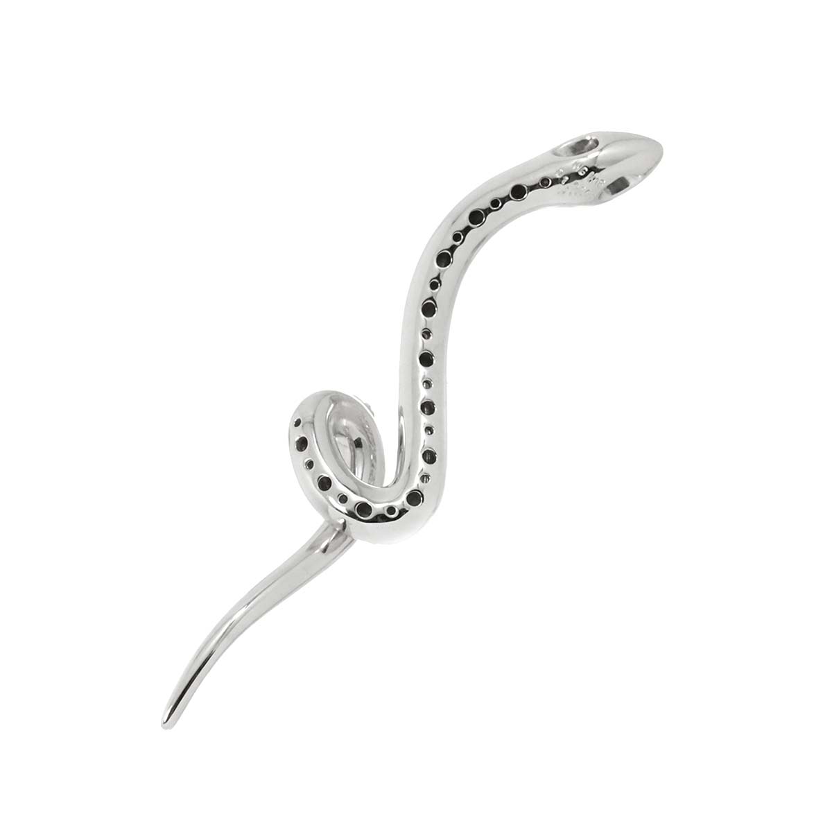 Diamond 1.04ct Pendant Top 18K K18 WG White Gold 750