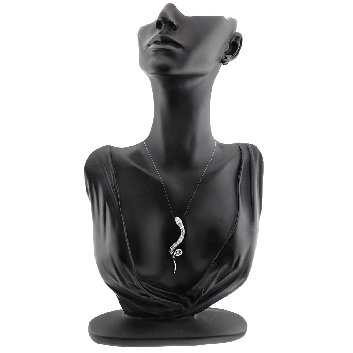 Diamond 1.04ct Pendant Top 18K K18 WG White Gold 750