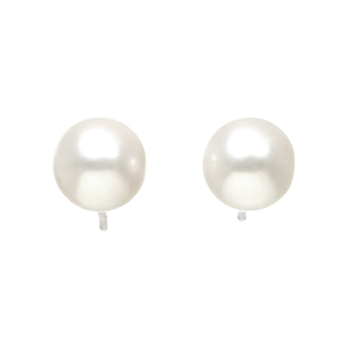 Akoya Pearl 4.9mm Earrings Pierced 18K WG 750