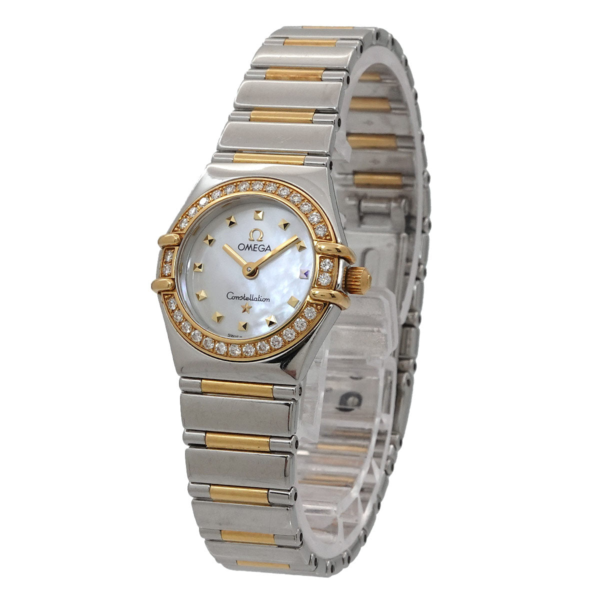 Constellation My Choice 1365.71 Diamond Bezel White Shell Dial