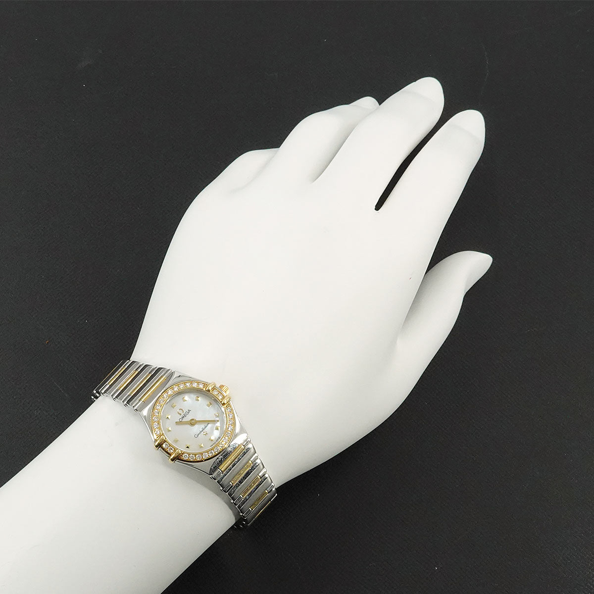 Constellation My Choice 1365.71 Diamond Bezel White Shell Dial