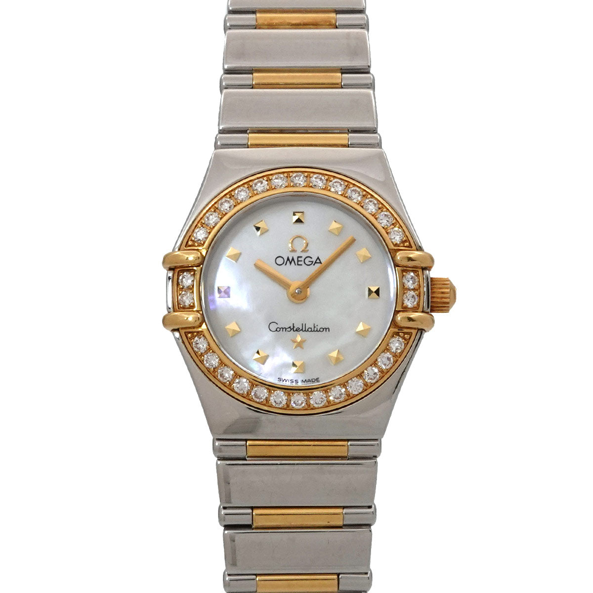 Constellation My Choice 1365.71 Diamond Bezel White Shell Dial