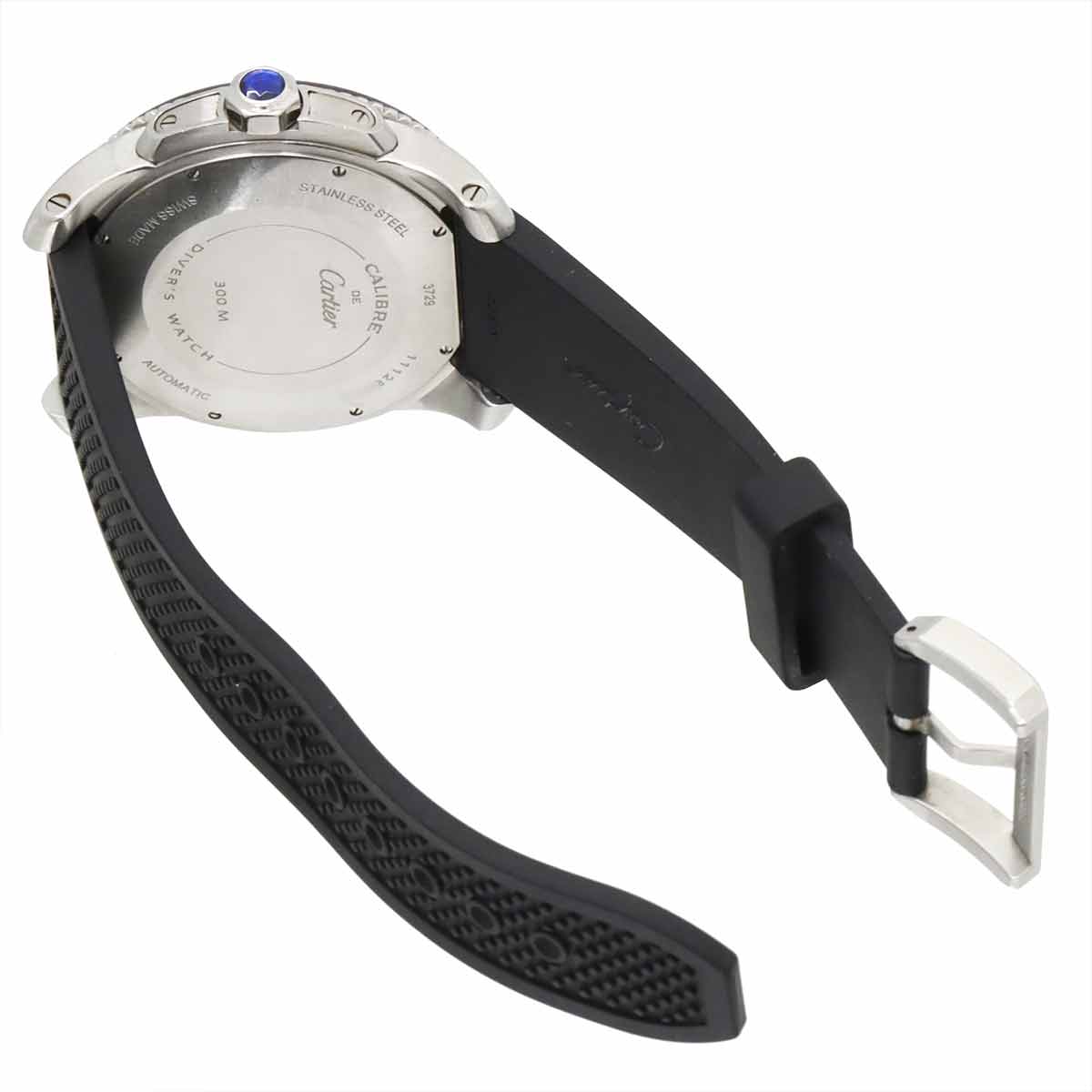 Calibre de Cartier Diver W7100056 Date Black Dial Mens Watch