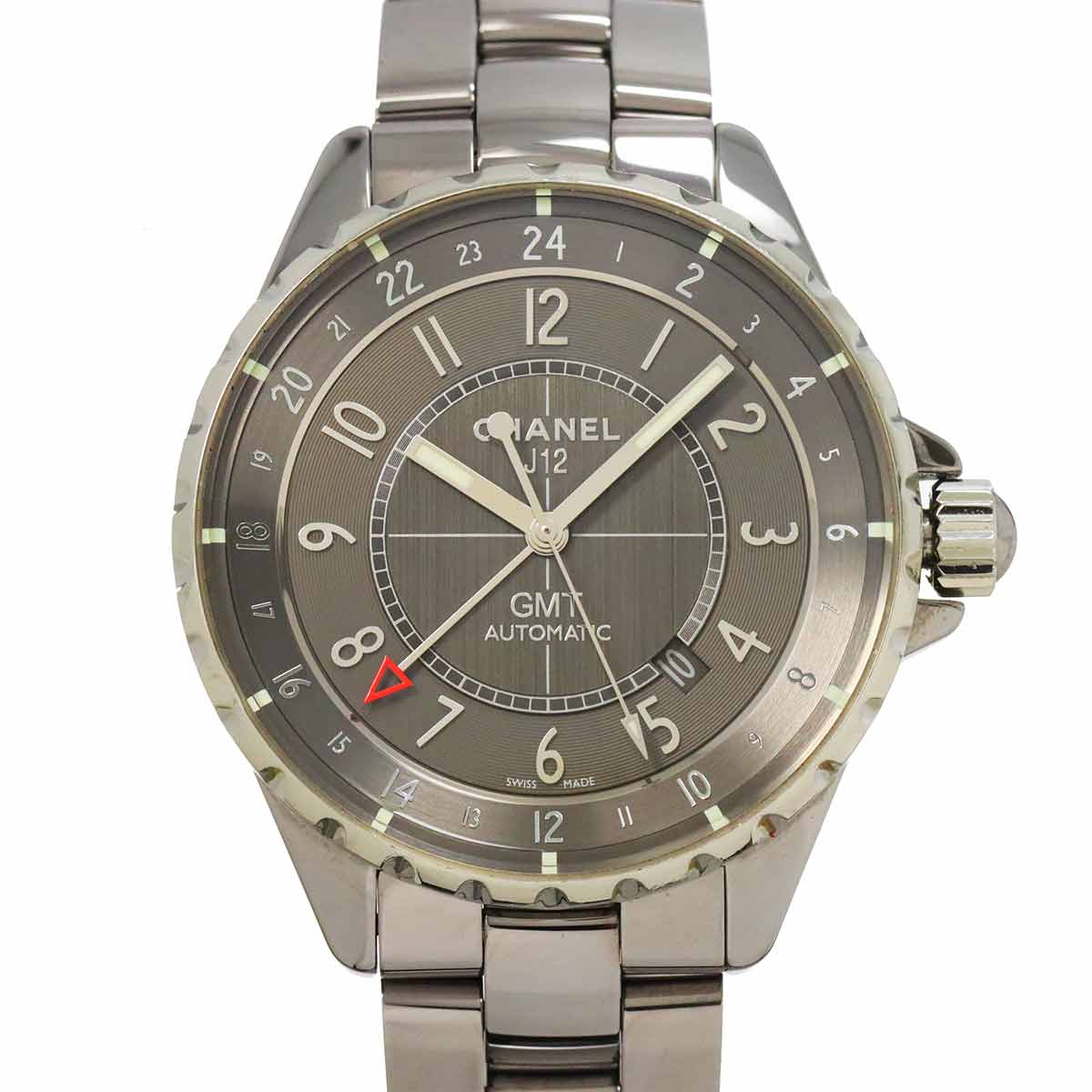 J12 Chromatic GMT 41mm H3099 Automatic Gray Dial Mens Watch
