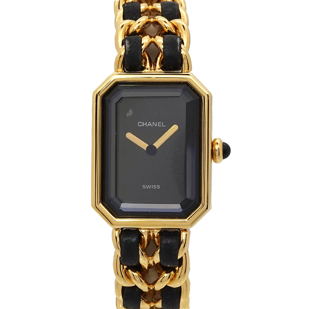 Premiere Size S H0001 Vintage Quartz Black Dial Ladies Watch