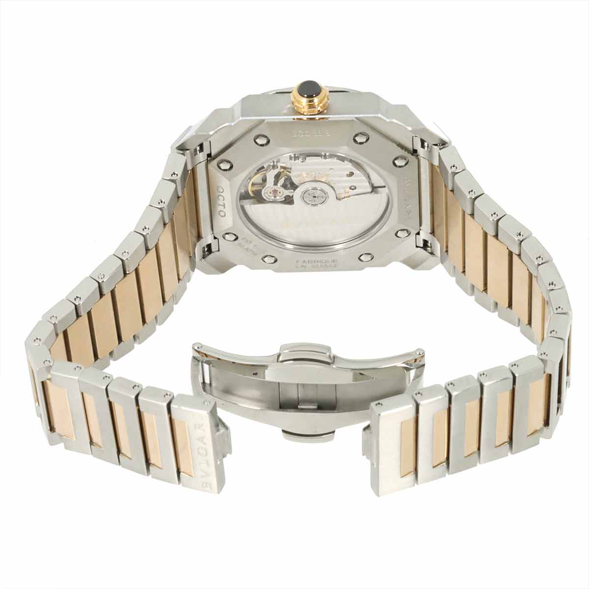 Octo BGO38S PG Automatic Date Silver Dial Mens Watch