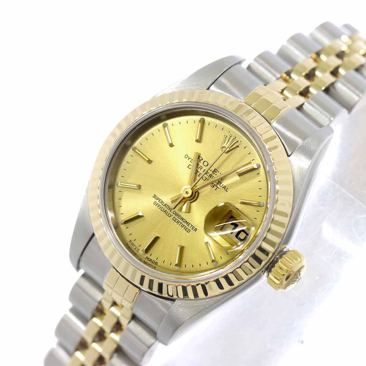 Datejust 79173 Serial K 750 YG Gold Dial Ladies Watch