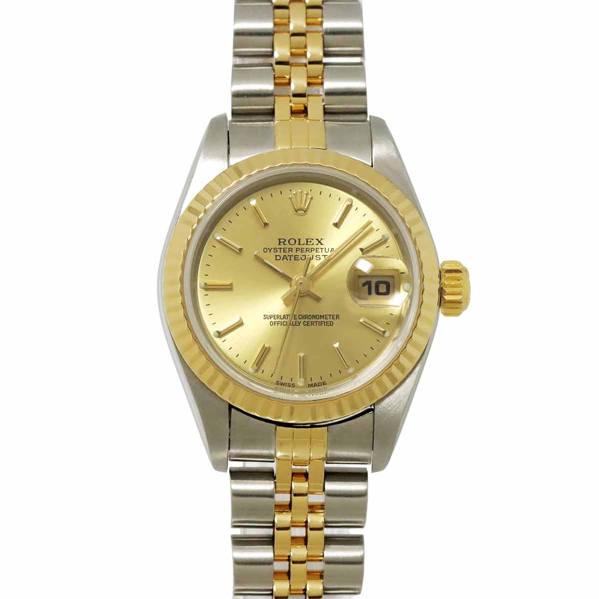 Datejust 79173 Serial K 750 YG Gold Dial Ladies Watch