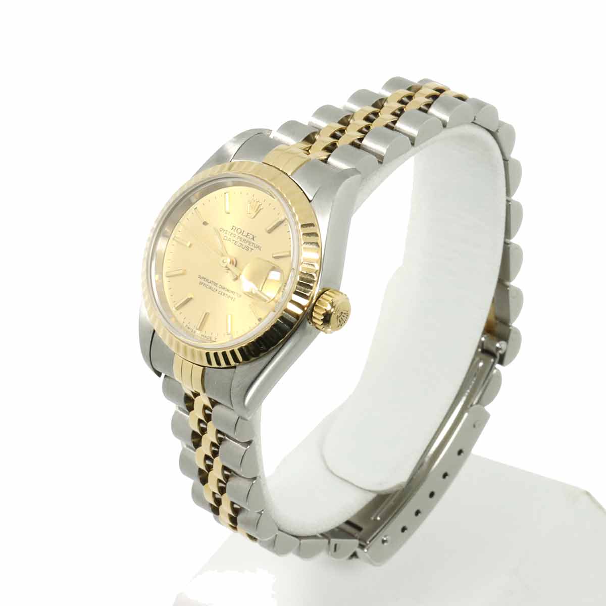 Datejust 69173 Serial U 750 YG 2P Diamond Gold Dial Ladies