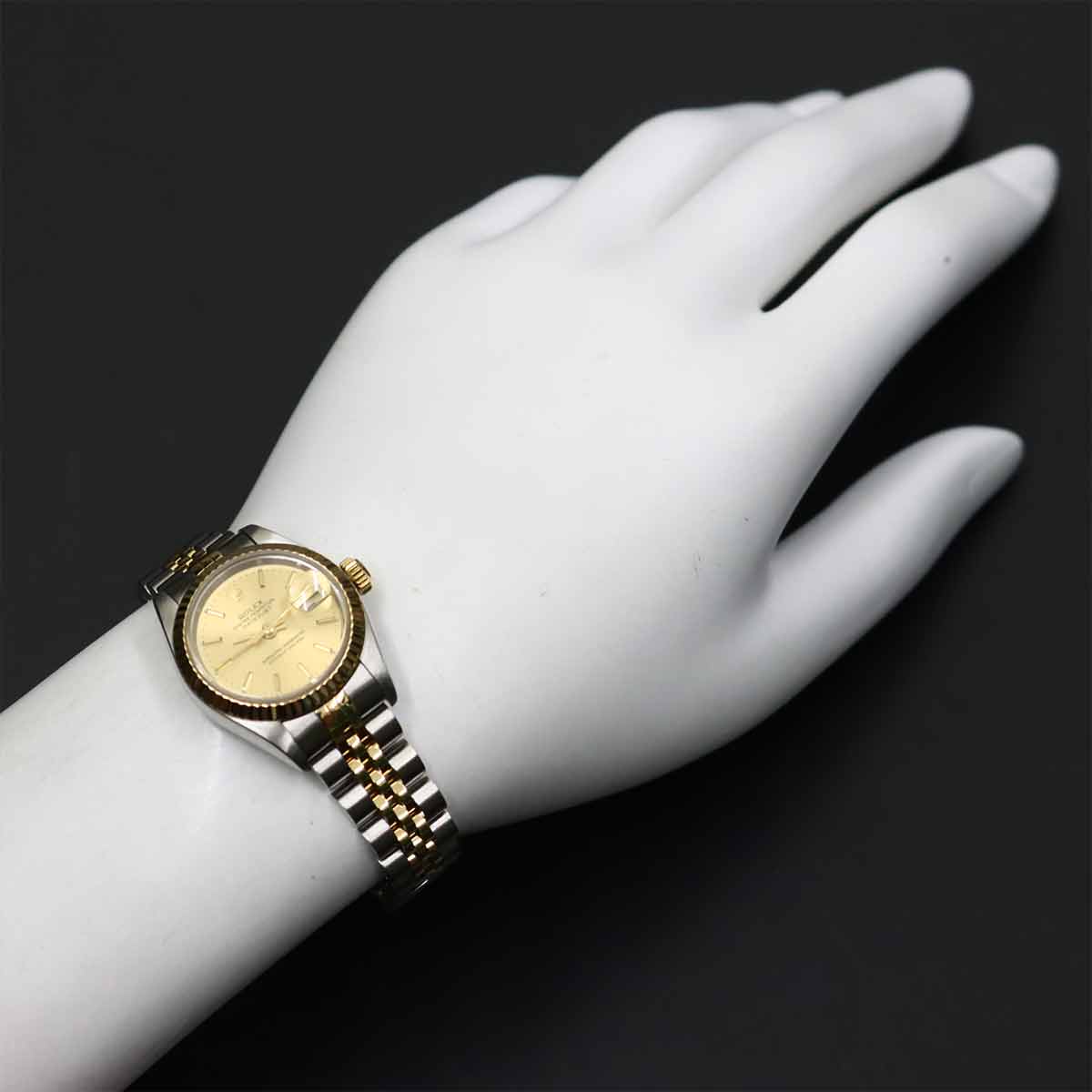 Datejust 69173 Serial U 750 YG 2P Diamond Gold Dial Ladies