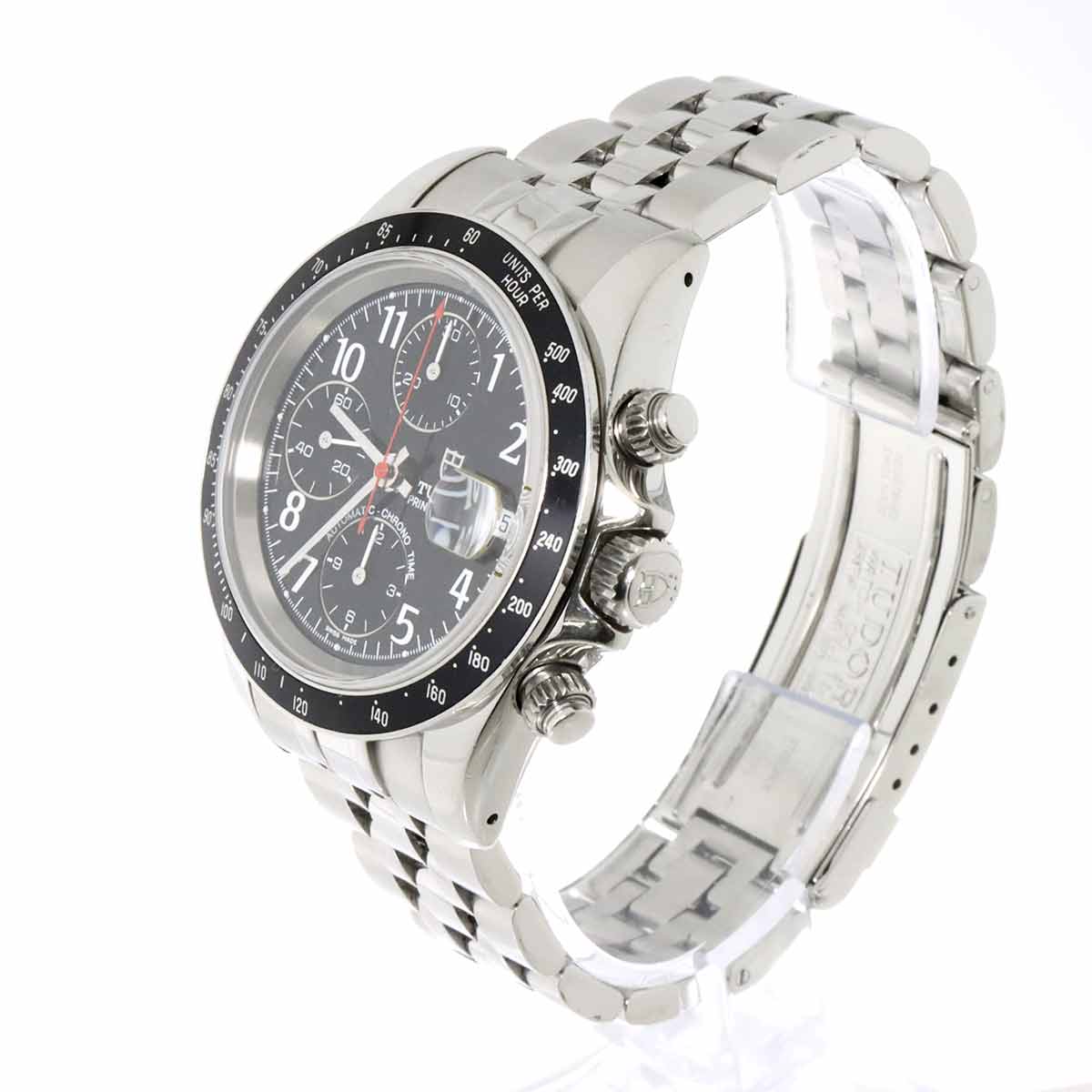 Chrono Time 79260P Chronograph Date Automatic Black Dial