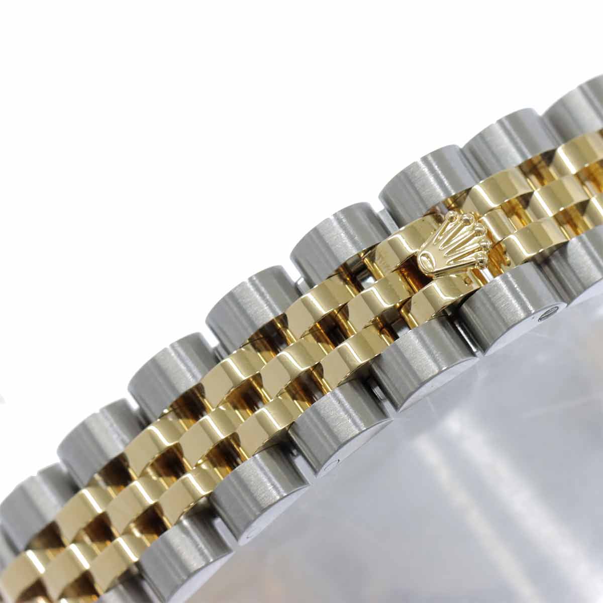 Datejust 179173G Serial F 750 YG 10P Diamond Gold Dial Ladies