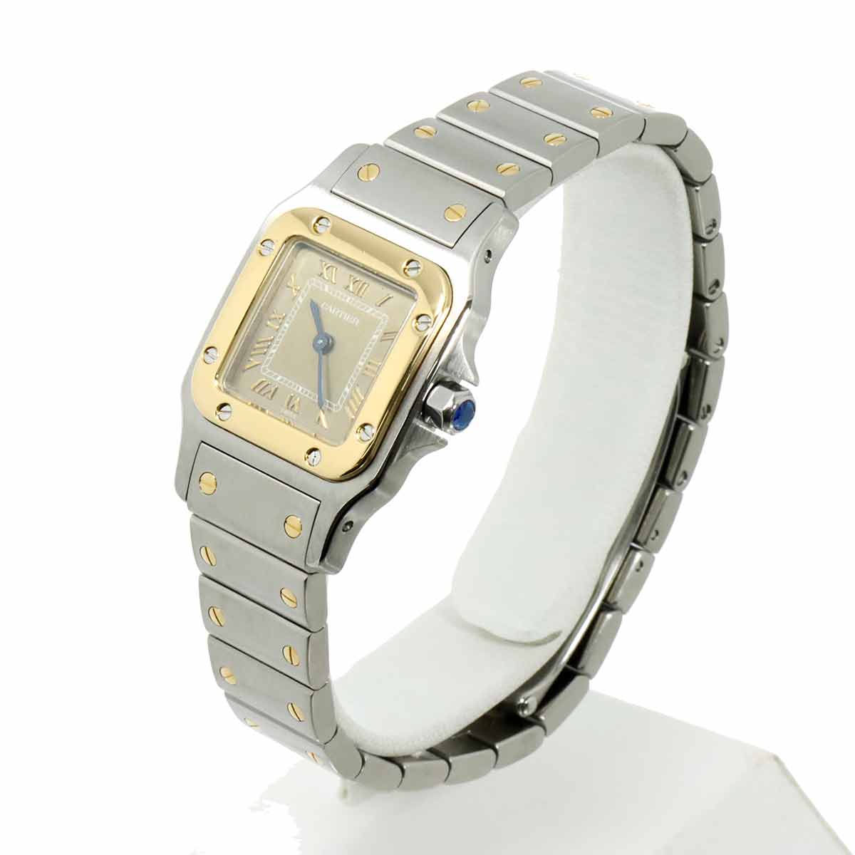 Santos Galbee SM W20031C4 YG Gray Dial Ladies Watch