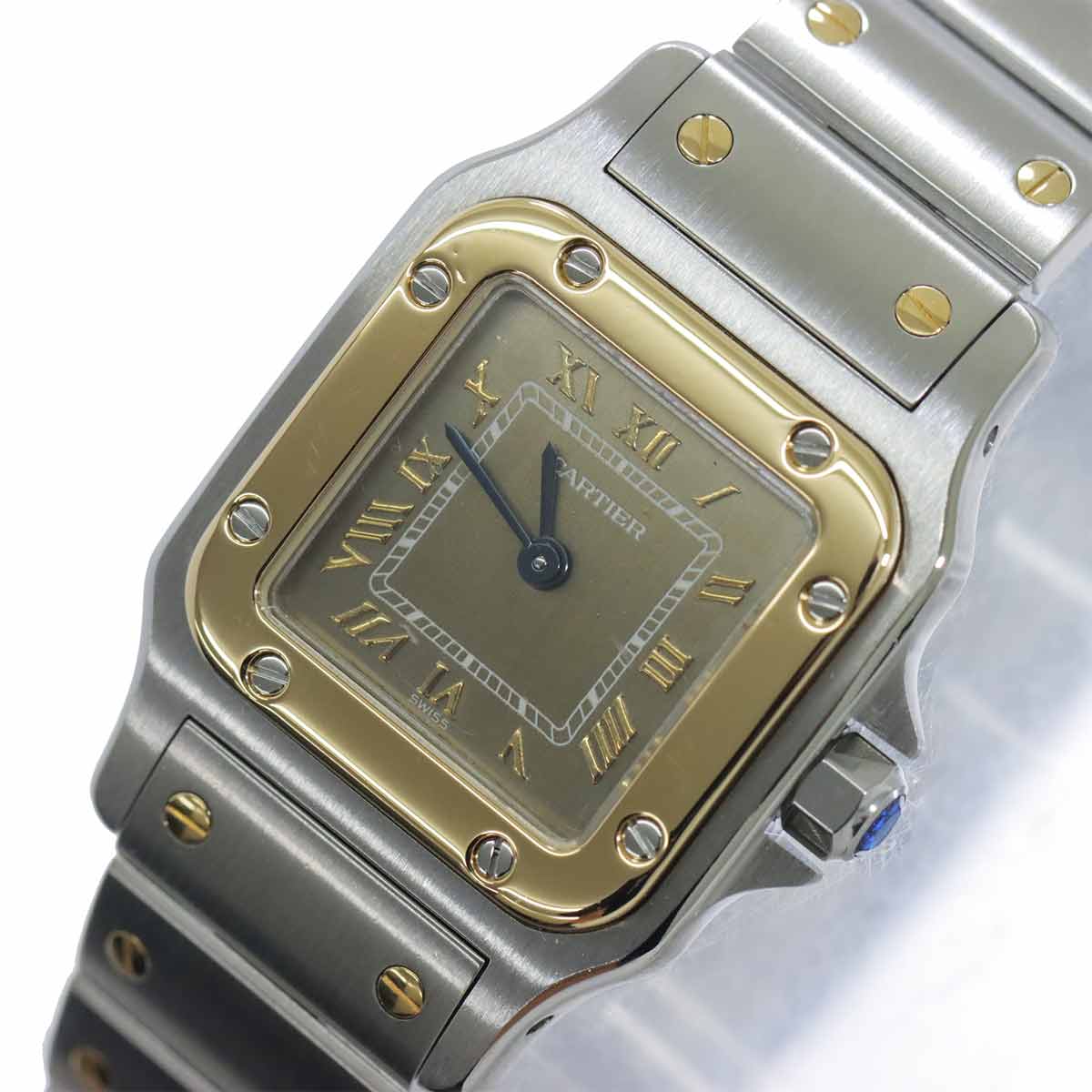 Santos Galbee SM W20031C4 YG Gray Dial Ladies Watch