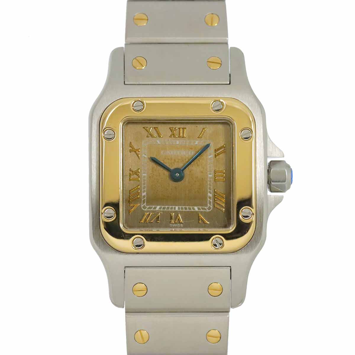 Santos Galbee SM W20031C4 YG Gray Dial Ladies Watch