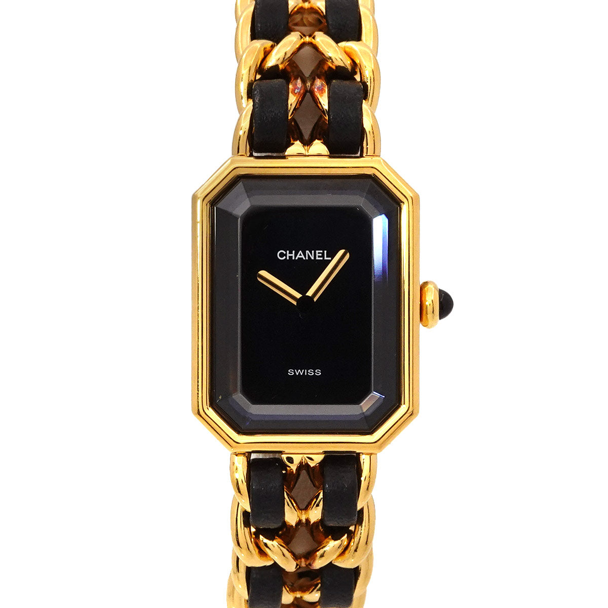 Premiere Size S H0001 Vintage Quartz Black Dial Ladies Watch