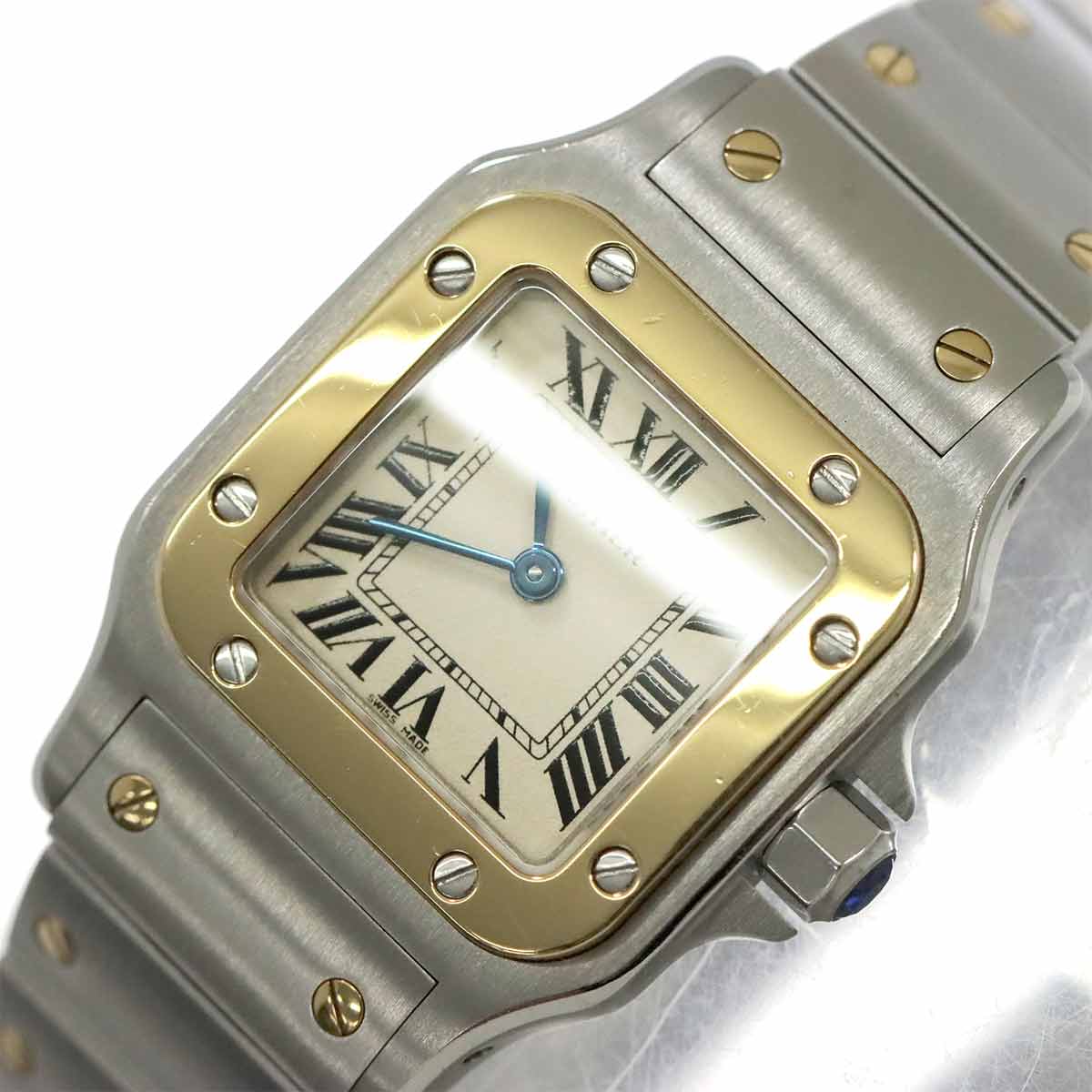 Santos Galbee K18YG Cream Dial Ladies Watch