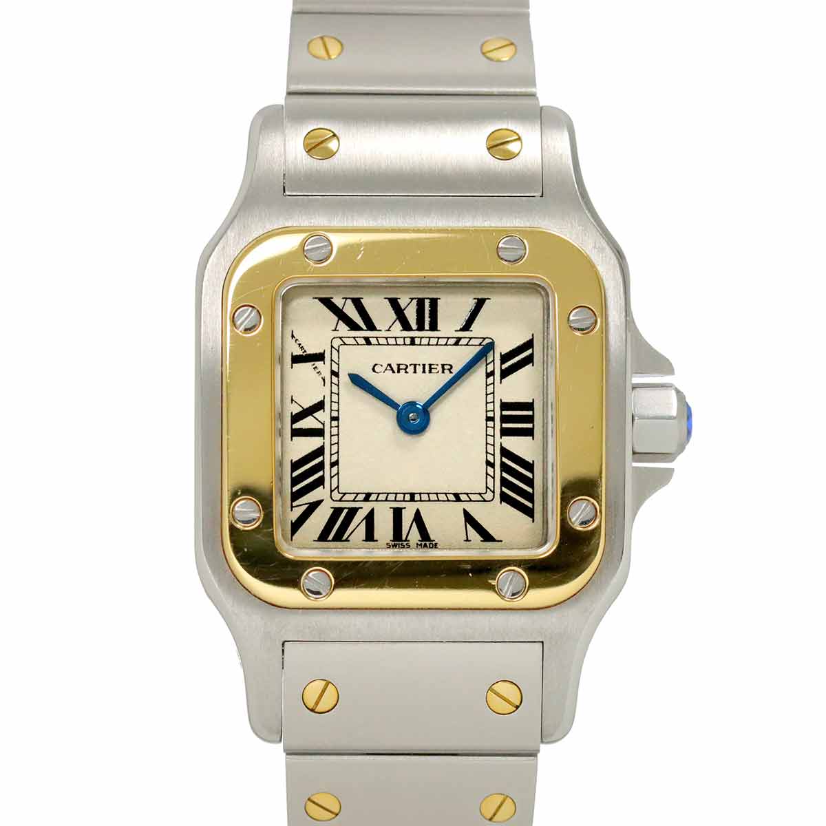 Santos Galbee K18YG Cream Dial Ladies Watch