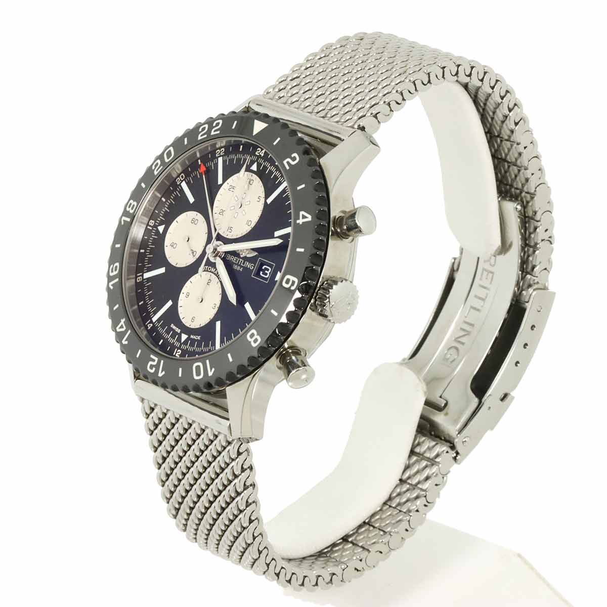 Chronoliner Y24310 Automatic Black Dial Mens Watch