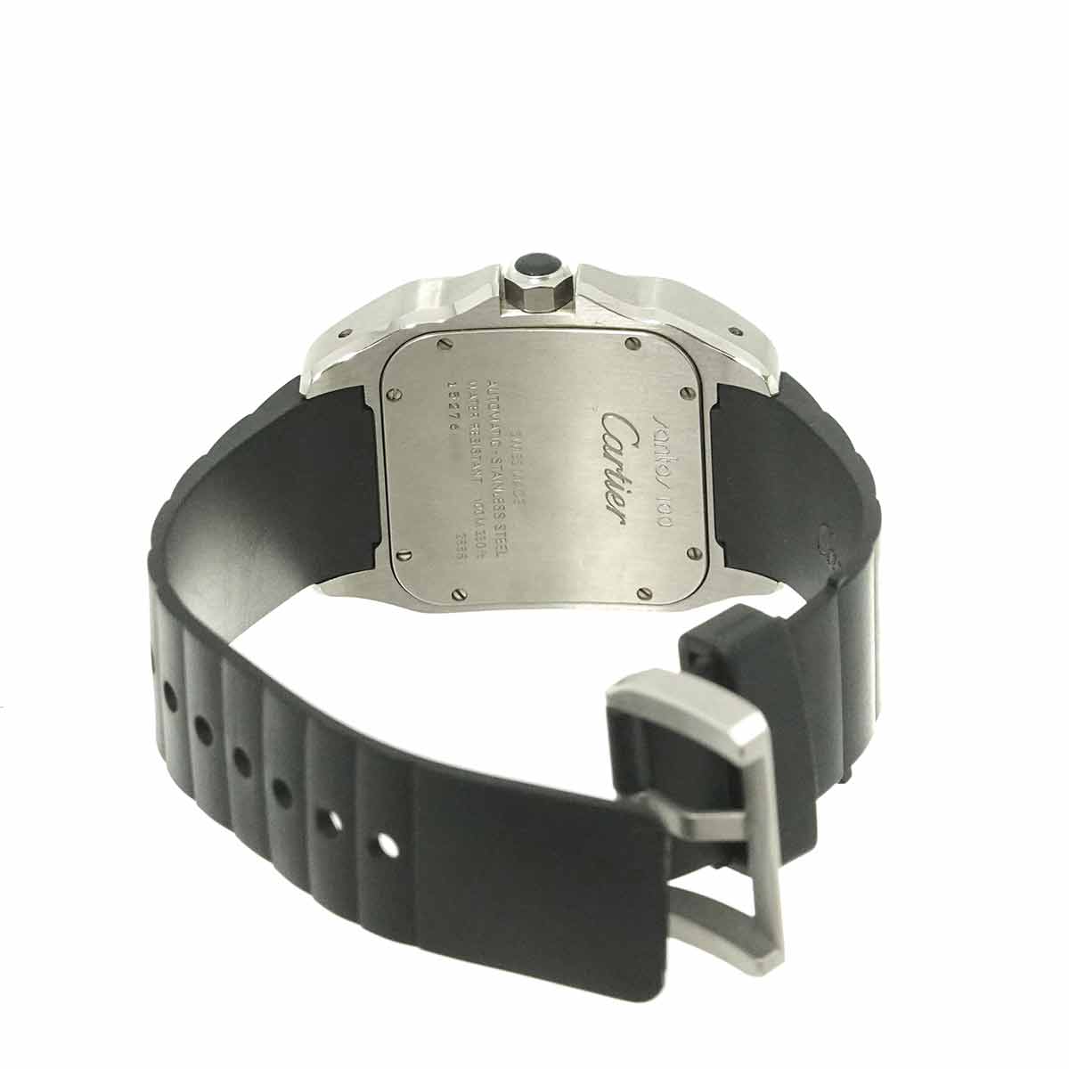 Santos100 W20121U2 Automatic Silver Dial Mens Watch