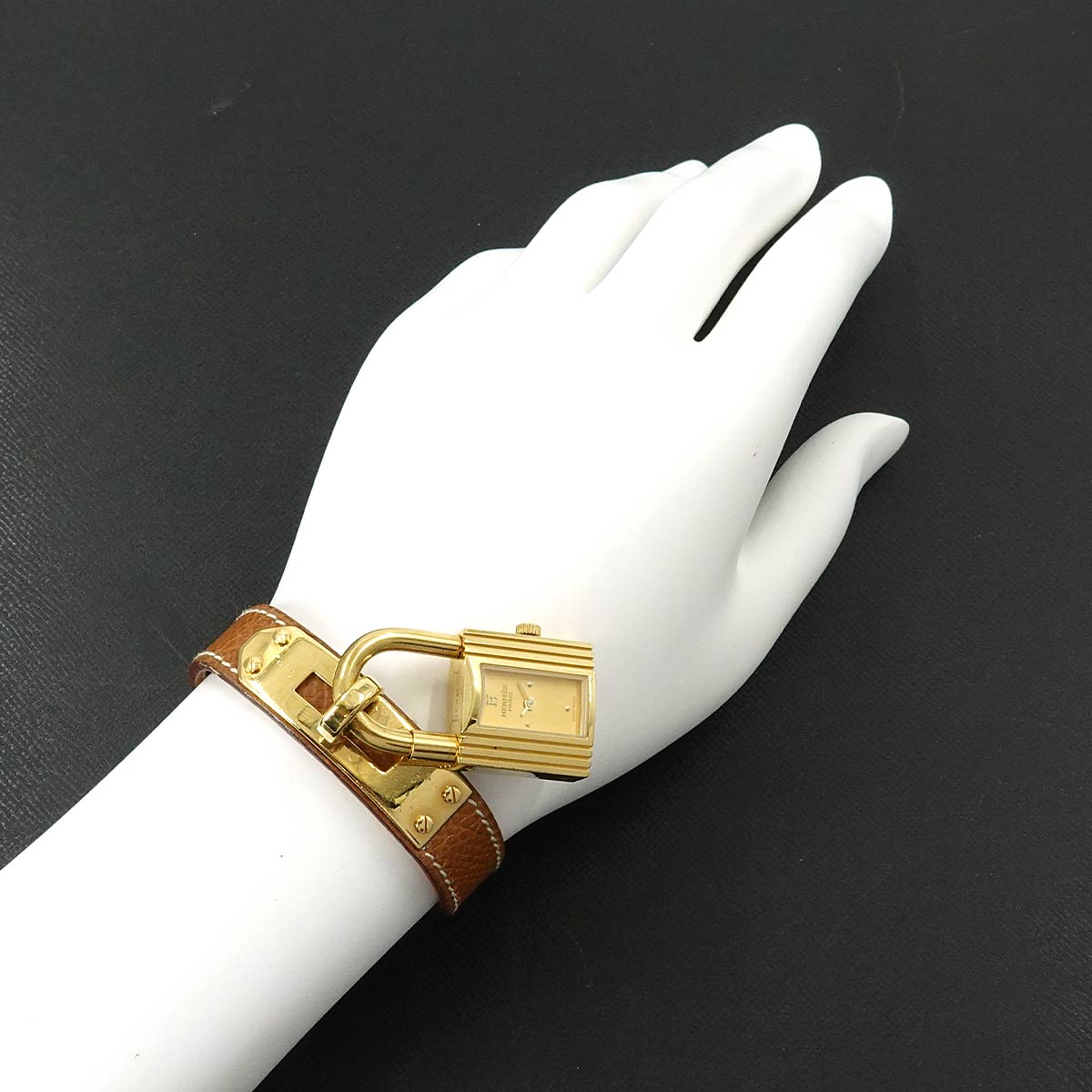 Kelly Watches Quartz Gold Dial Vintage Cadena Ladies Watch