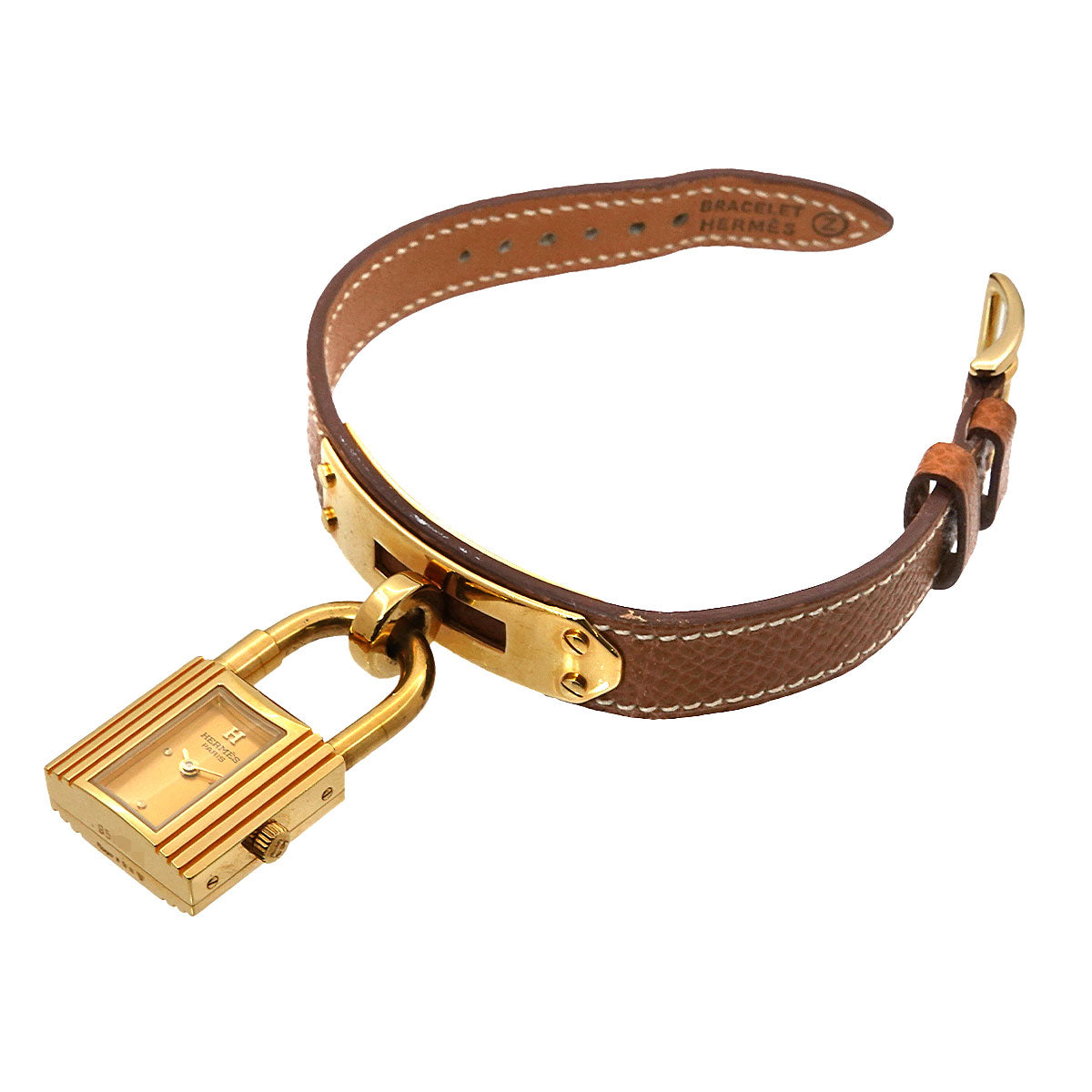 Kelly Watches Quartz Gold Dial Vintage Cadena Ladies Watch