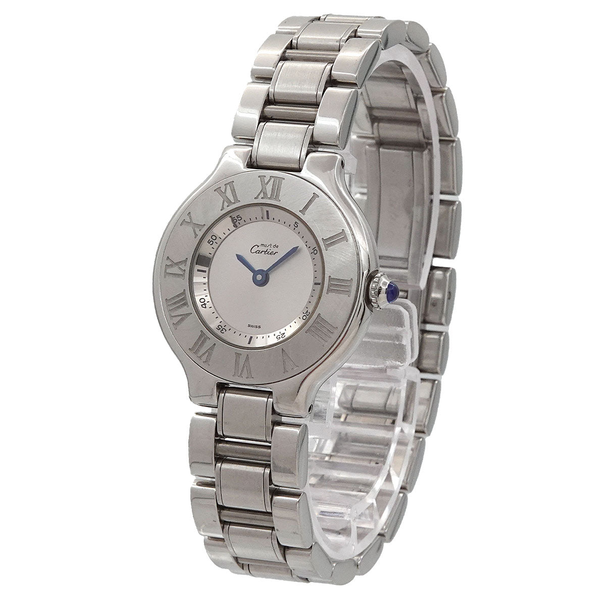 Must 21 W10109T2 Quartz Silver Dial Ladies Watch