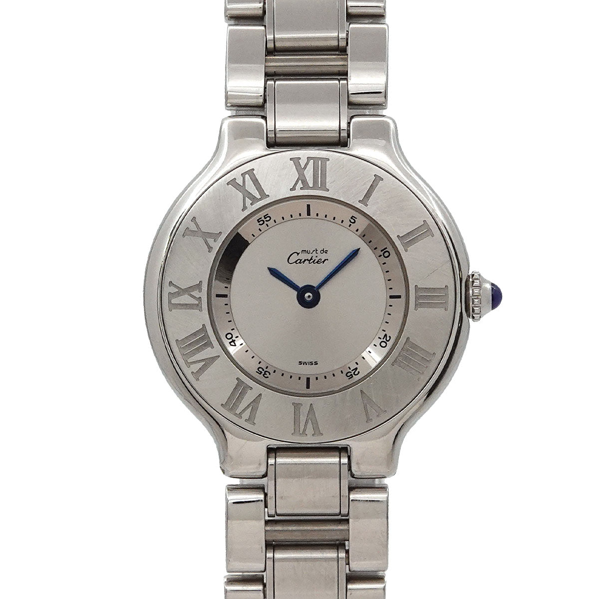 Must 21 W10109T2 Quartz Silver Dial Ladies Watch