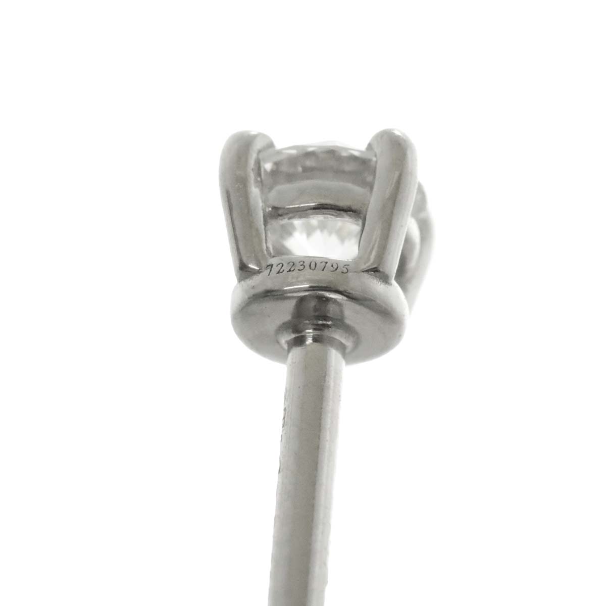 Diamond 0.18ctx2 H/VS1/3EX Earrings Pierced Pt