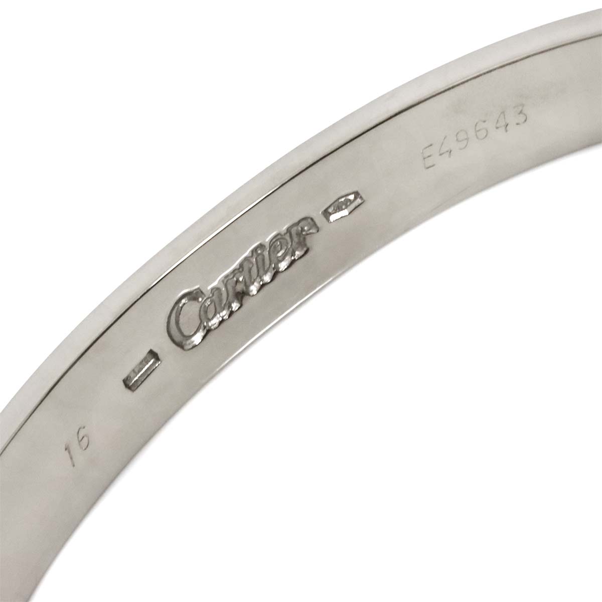 Love Bracelet 18K White Gold 750 Size16