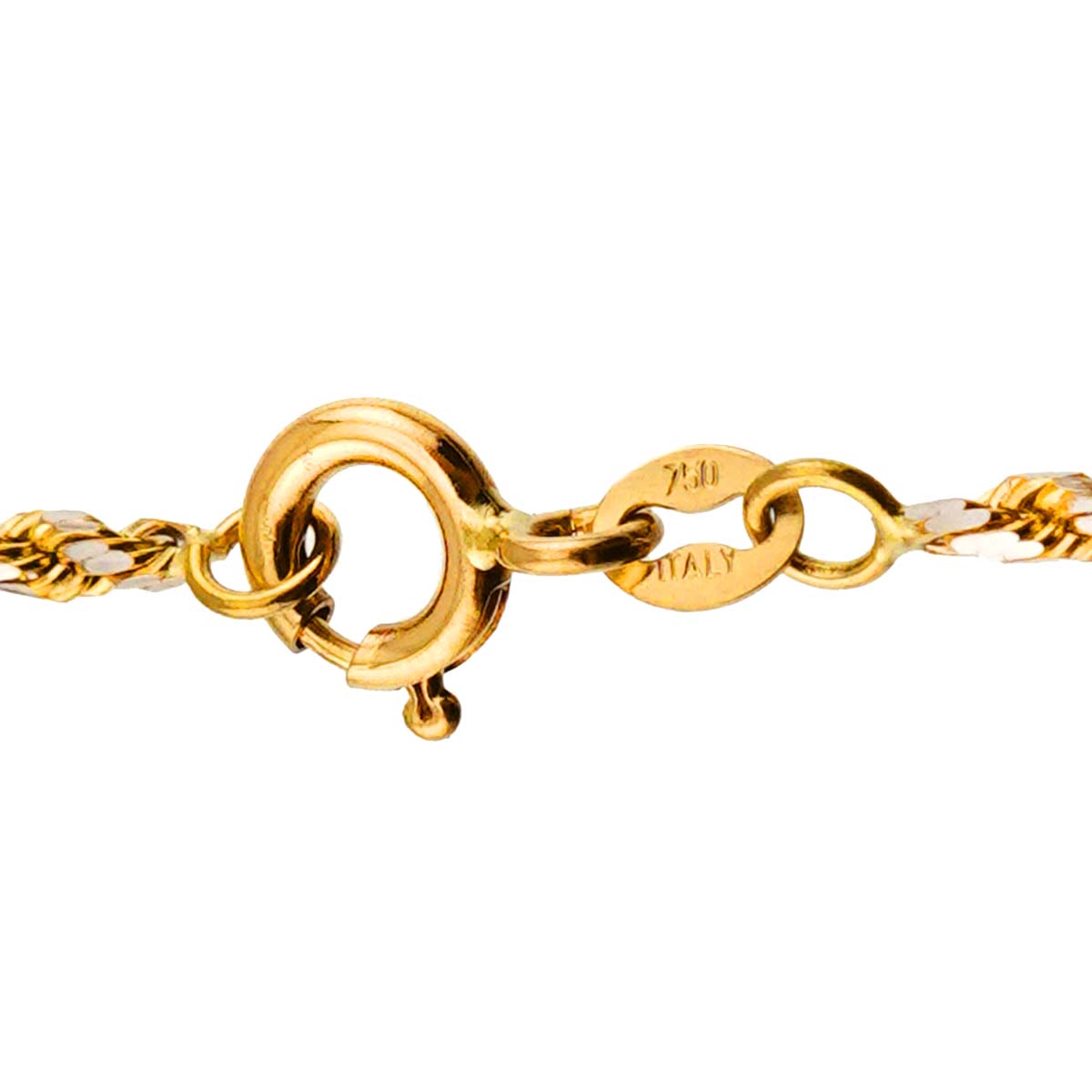 Diamond 0.36ct Necklace 18K Yellow Gold 750