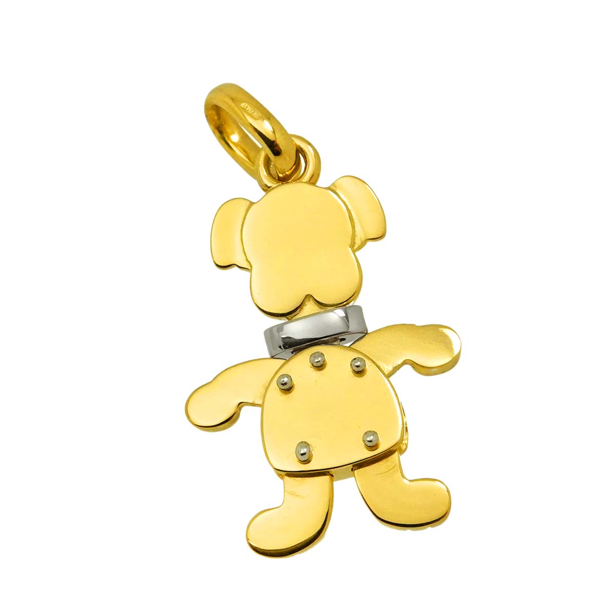 Diamond Pendant Top K18 YG WG 750