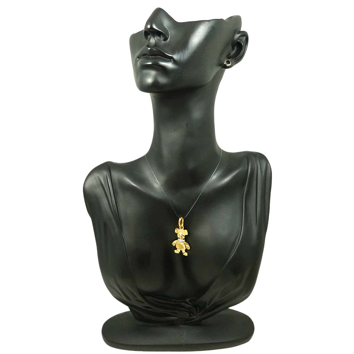 Diamond Pendant Top K18 YG WG 750