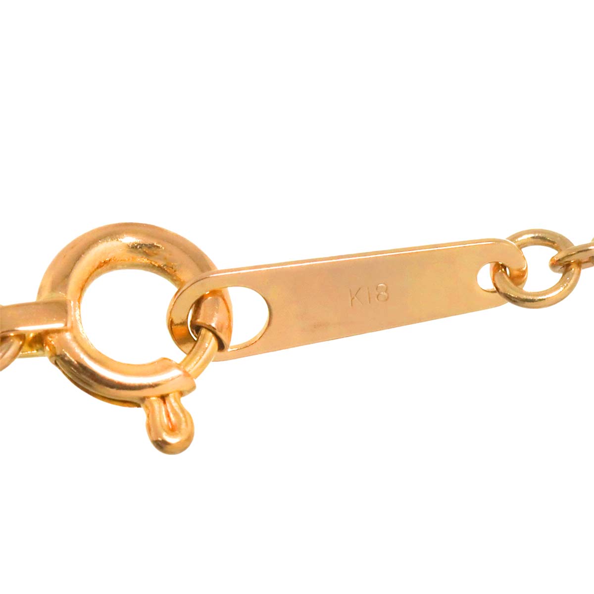 Aoyama Smoky Quartz Necklace 18K PG 750