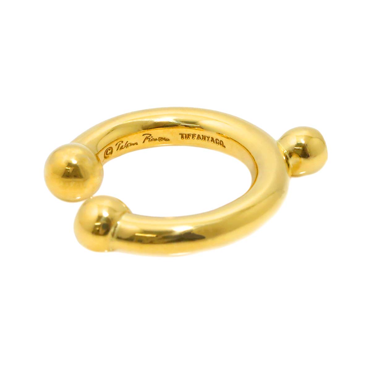 Diamond 1P Ring 18K Yellow Gold 750 Size4-4.5(US)