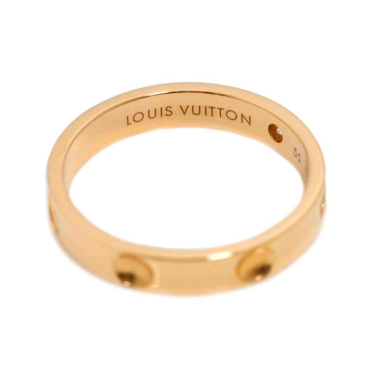 Alliance Anplant Diamond Ring K18 PG 750 Size55 7.25(US)