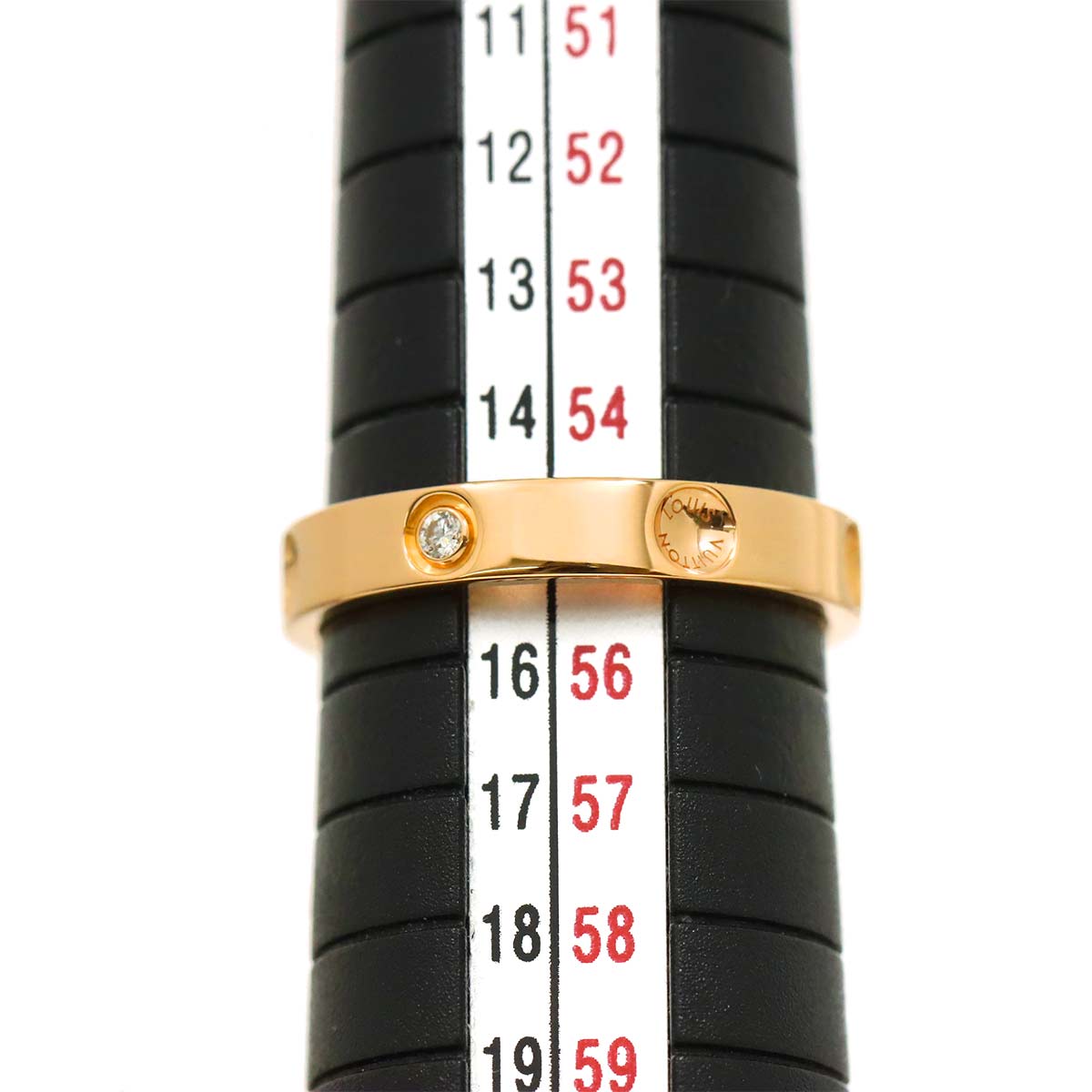 Alliance Anplant Diamond Ring K18 PG 750 Size55 7.25(US)