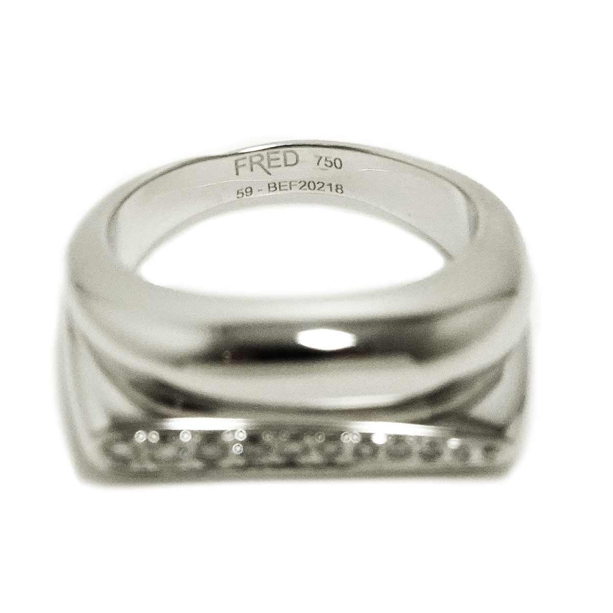 Success Diamond Ring 18K White Gold Size59 8.25(US)