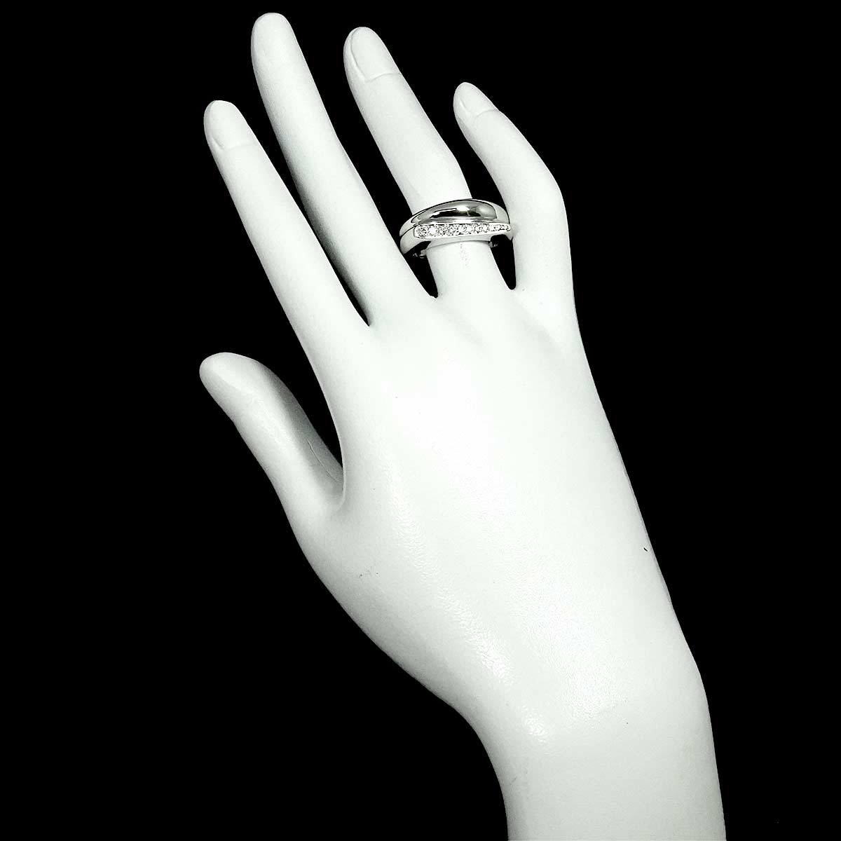 Success Diamond Ring 18K White Gold Size59 8.25(US)