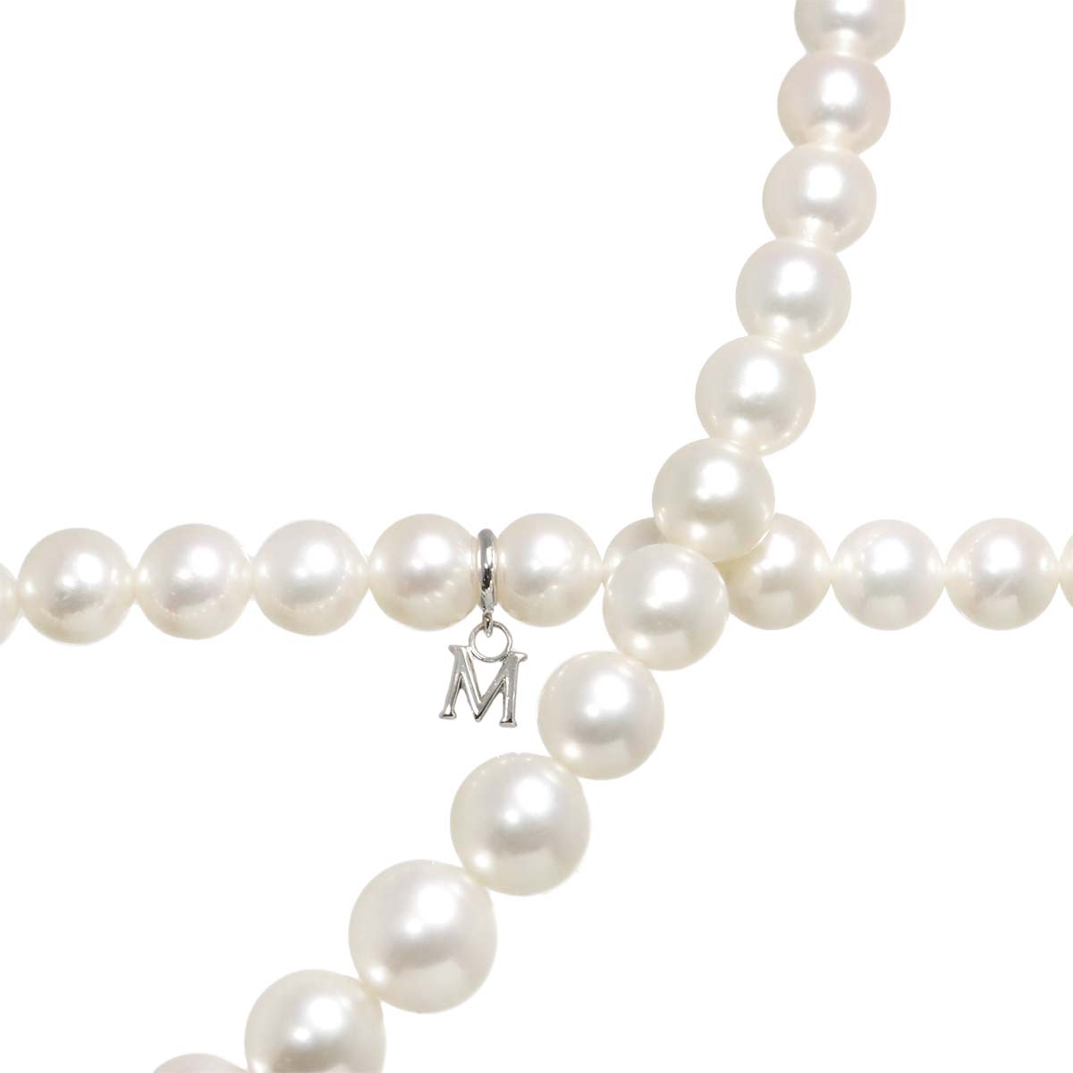 Akoya Pearl 7.0-6.5mm Necklace SV Silver