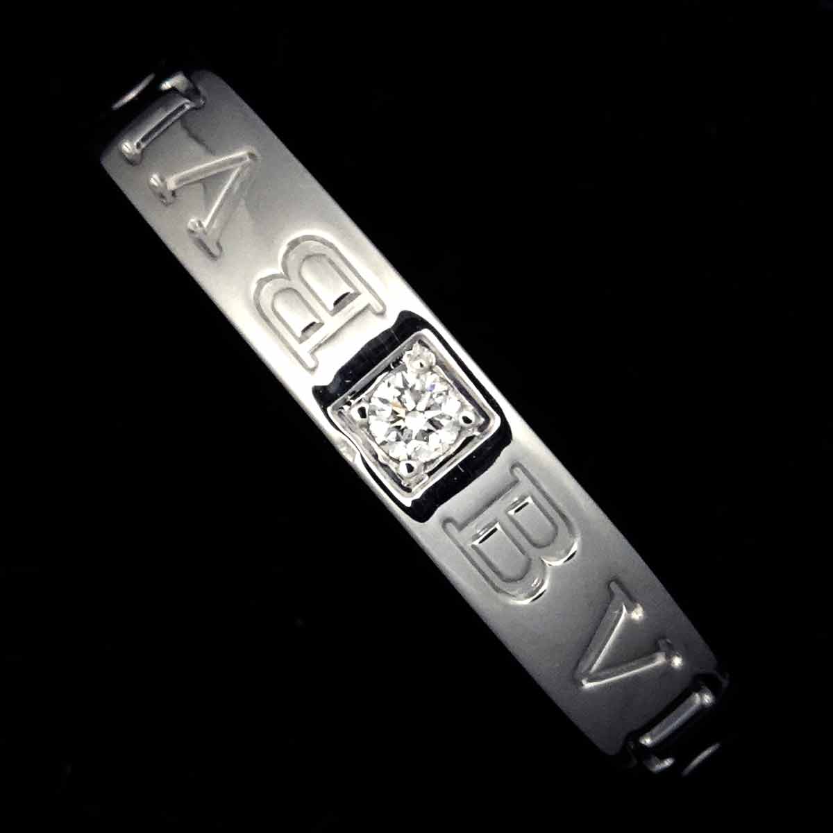 B-ZERO1 Diamond 1P Ring 18K WG 750 size8.25(US)