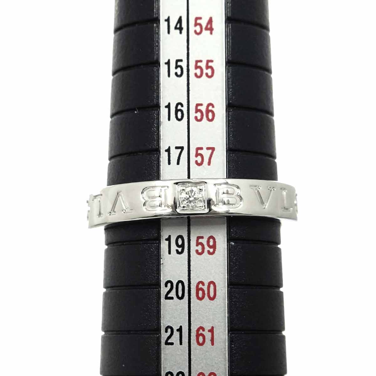 B-ZERO1 Diamond 1P Ring 18K WG 750 size8.25(US)