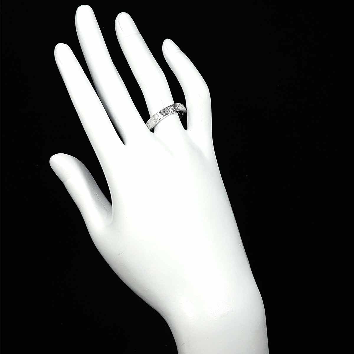 B-ZERO1 Diamond 1P Ring 18K WG 750 size8.25(US)