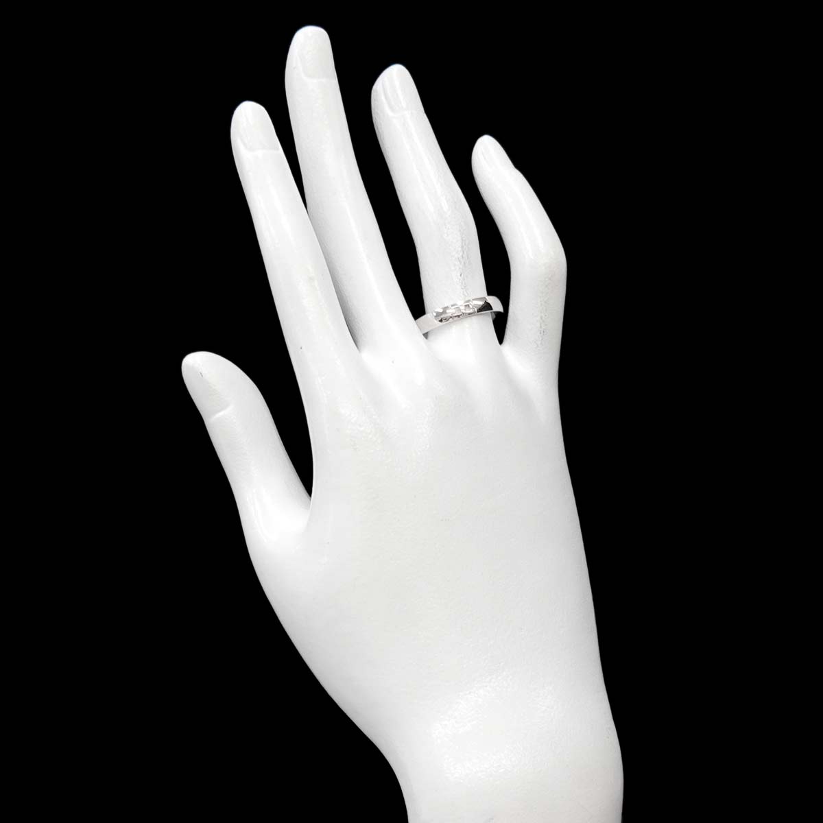 Ever Hercules Ring 18K White Gold 750 Size57 7.5-7.75(US)